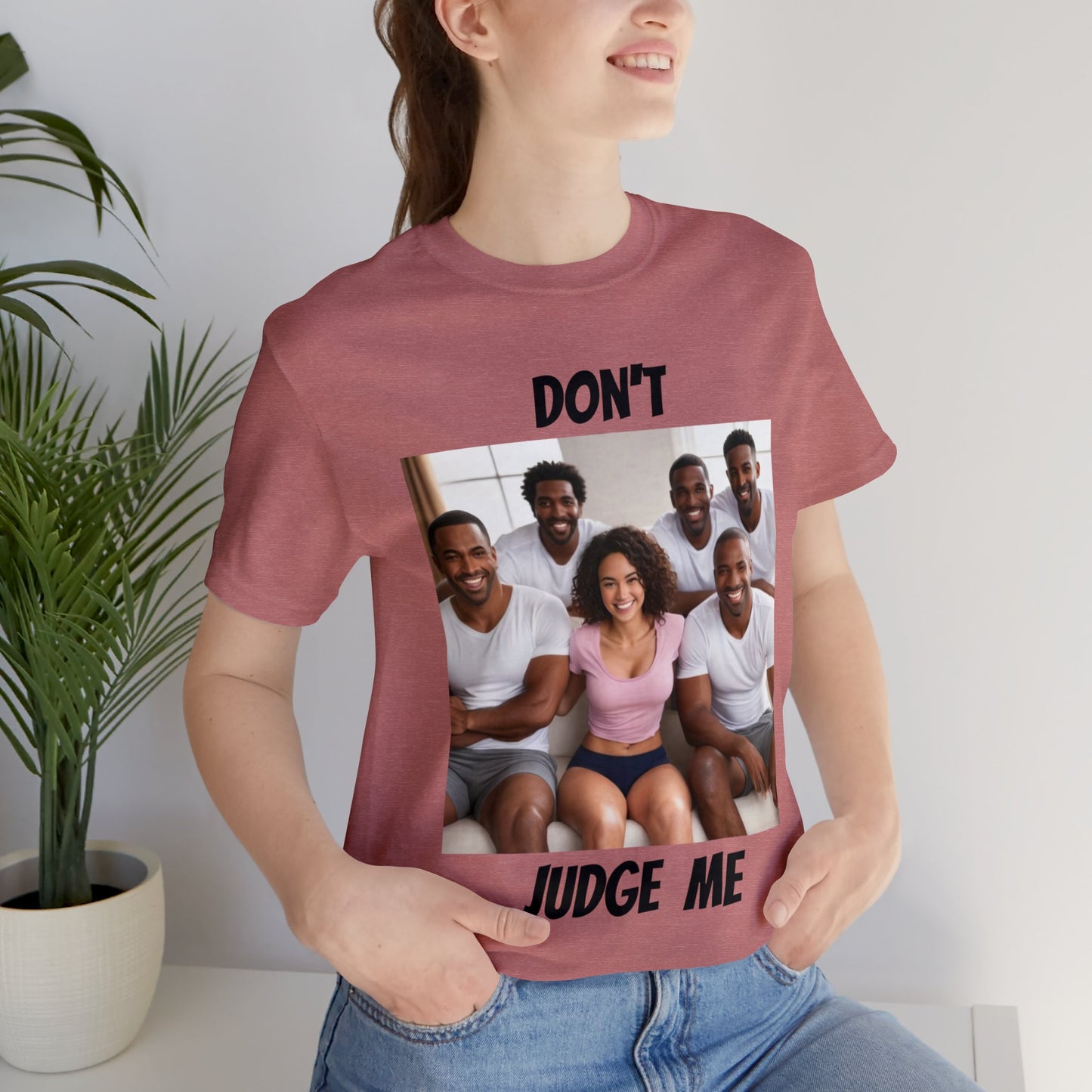 Don't Judge Me | Funny | Joke | QOS | Pineapple People | Novelty Gift | Unisex | Men's | Women's | Tee | T-Shirt