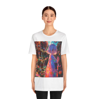 Floral Visions | HD Graphic| Anime | Pretty Girl | Unisex | Men's | Women's | Tee | T-Shirt