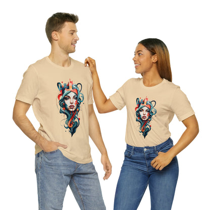 Abstract Woman's Face | HD Graphic | Classic Style | Men's | Women's | Tee | T-Shirt