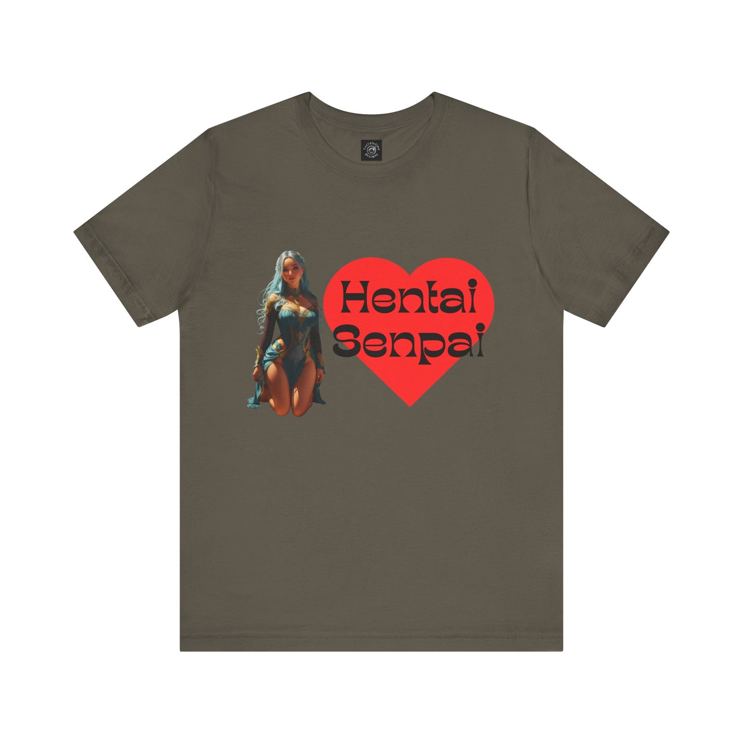 Hentai Senpai | Anime | CGI | Gamer | Fantasy Girl | Geek Gift | Unisex | Men's | Women's | Tee | T-Shirt