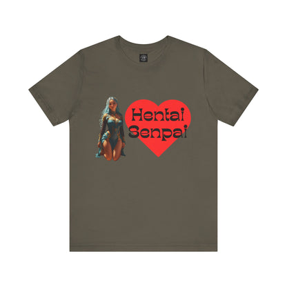 Hentai Senpai | Anime | CGI | Gamer | Fantasy Girl | Geek Gift | Unisex | Men's | Women's | Tee | T-Shirt