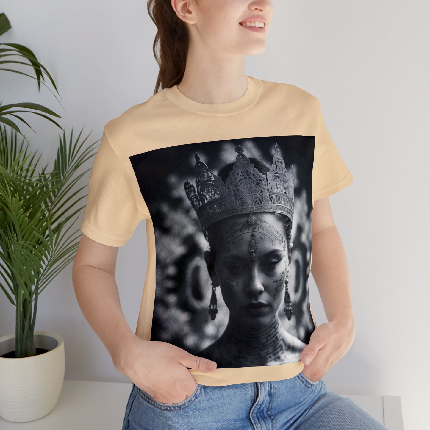 You Should See Me In A Crown | Photorealistic Graphic | Art | Tattooed Woman | Unisex | Men's | Women's | Tee | T-Shirt