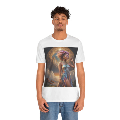 Morning Glory | HD Graphic | Black Woman | Goddess Vibes | Artistic | Unisex | Men's | Women's | Tee | T-Shirt