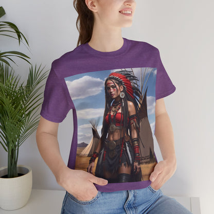 Native Love | HD Graphic | Indigenous American | Beautiful Woman | Unisex | Men's | Women's | Tee | T-Shirt