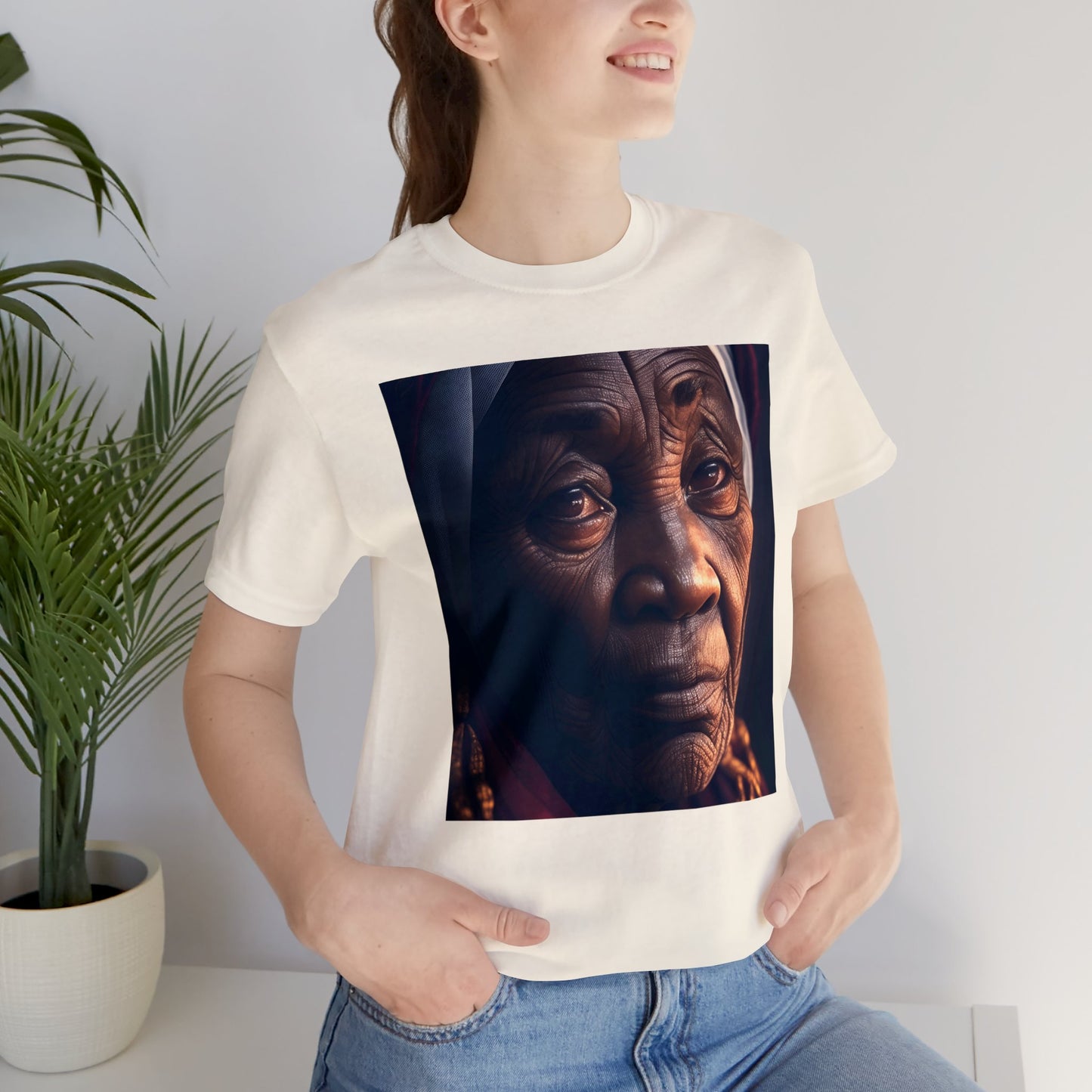 Wisdom's Face | African Woman | HD | Photorealistic | Unisex | Men's | Women's | Tee | T-Shirt