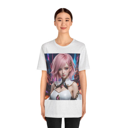 Kawaii Desu | Cute | Anime | CGI | Gamer | Fantasy Girl | Geek Gift | HD Graphics | Weeb | Waifu | Unisex | Men's | Women's| Tee | T-Shirt