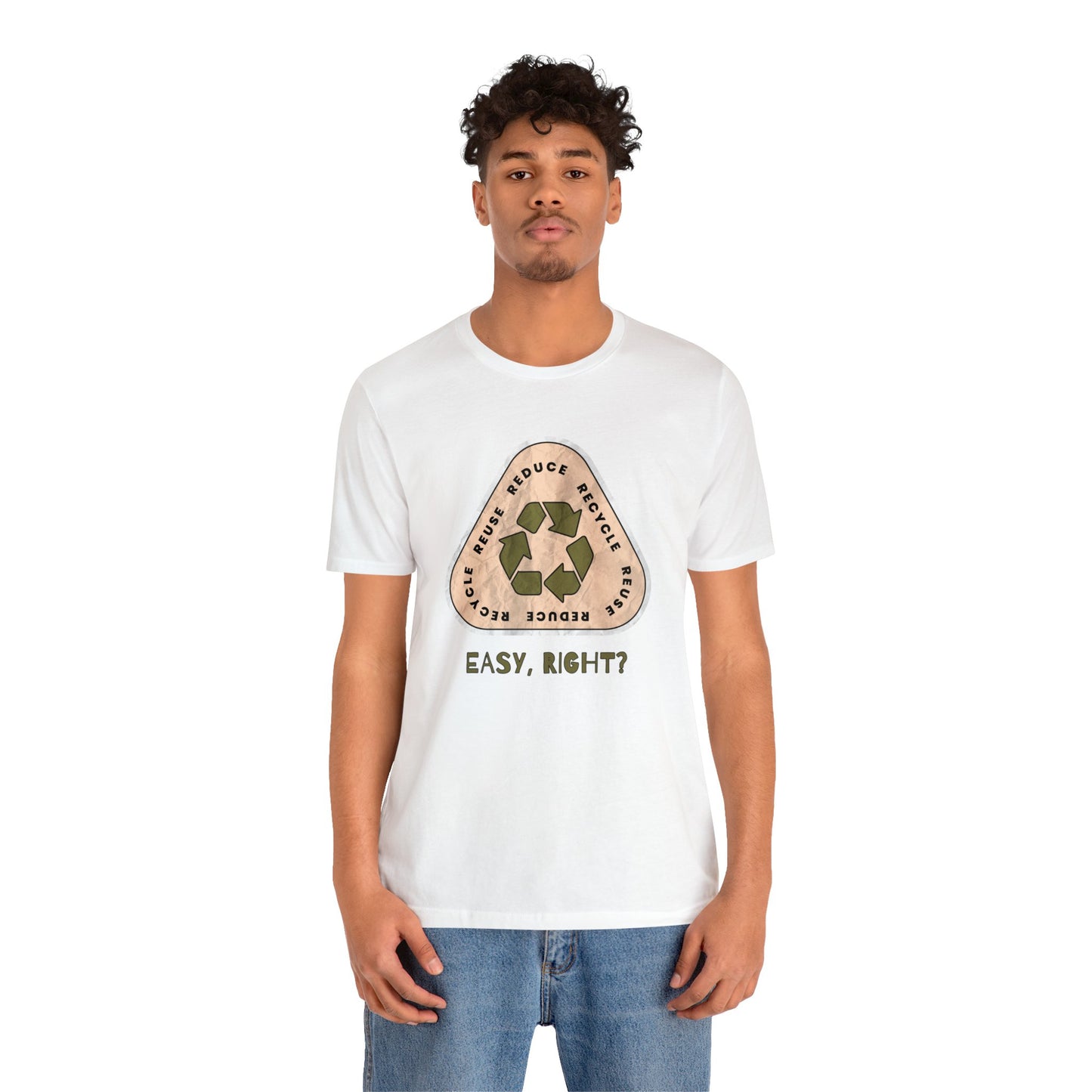 Recycle Tee | Enviormentalist Gift | Earth Day | Save The Planet | Conservationist | Mother Earth | Unisex | Men's | Women's | Tee | T-Shirt