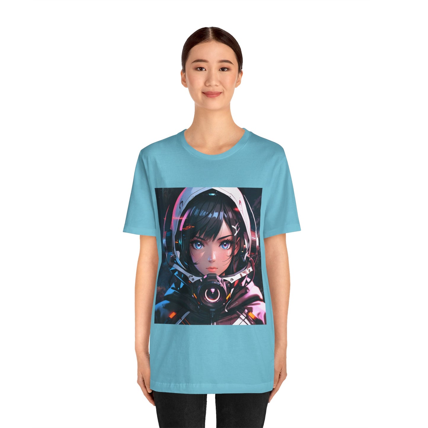 Starlit Stunner | HD Graphic | Sci-Fi | Anime | Woman Astronaut | Unisex | Men's | Women's | Tee | T-Shirt