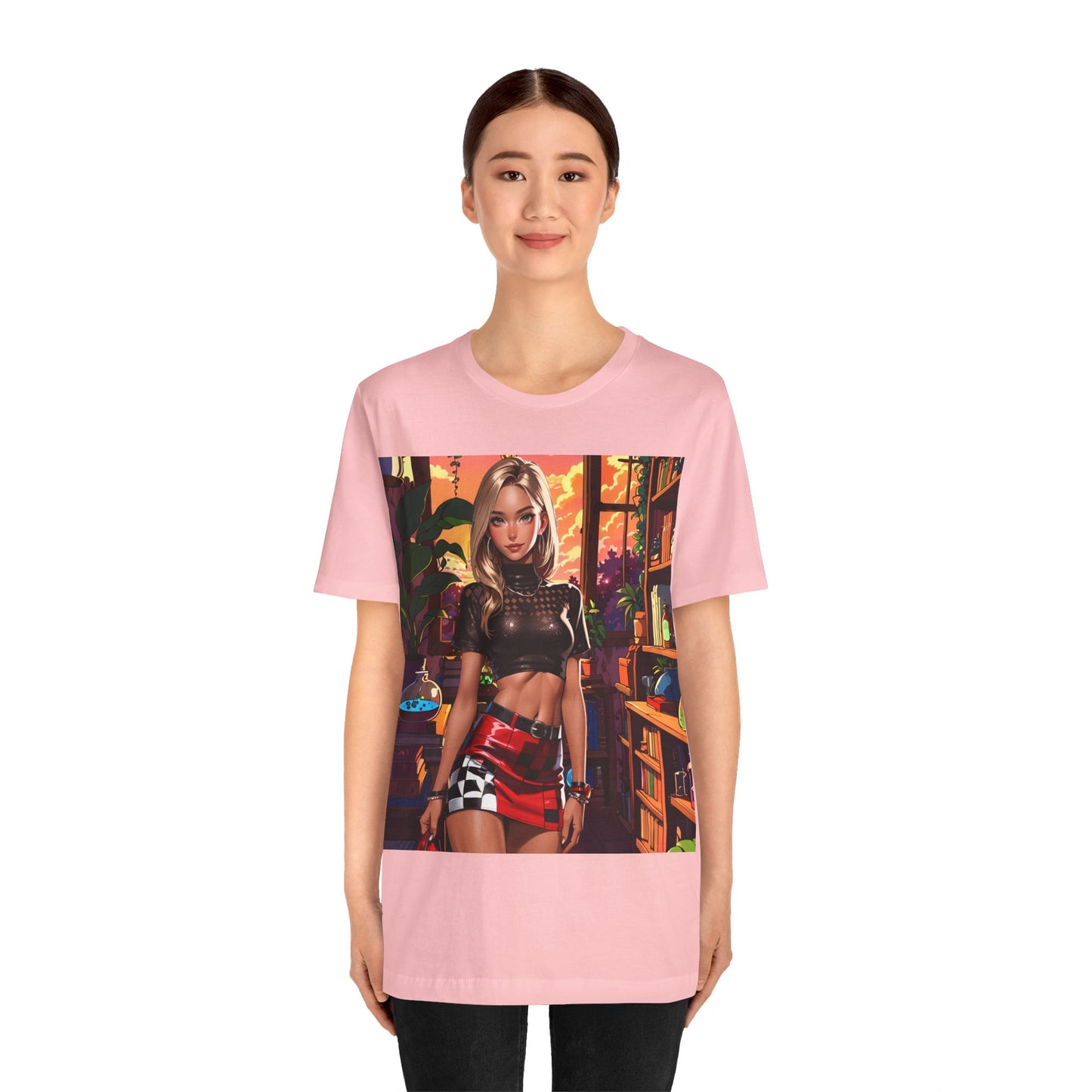 The Golden Hour | Anime | Mini Skirt | Pretty Girl | Unisex | Men's | Women's | Tee | T-Shirt