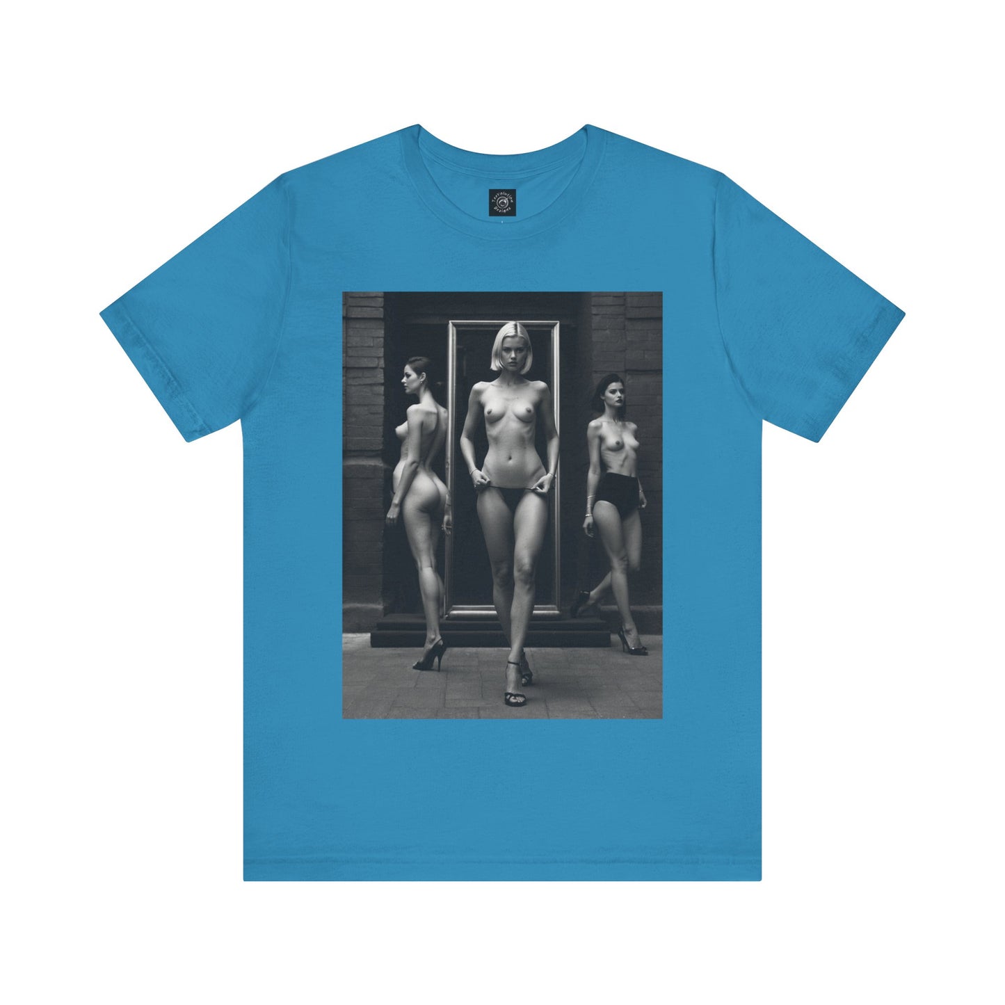 Black And White Beauties | Photorealism | Art | Nudes| Models | Fashion | HD Graphics | Unisex | Men's | Women's | Tee | T-Shirt