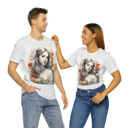 Flower Girl | Dainty | Coquette | Cottagecore | HD Graphic | Quaint | Wholesome | Wildflowers | Unisex | Men's | Women's | Tee | T-Shirt