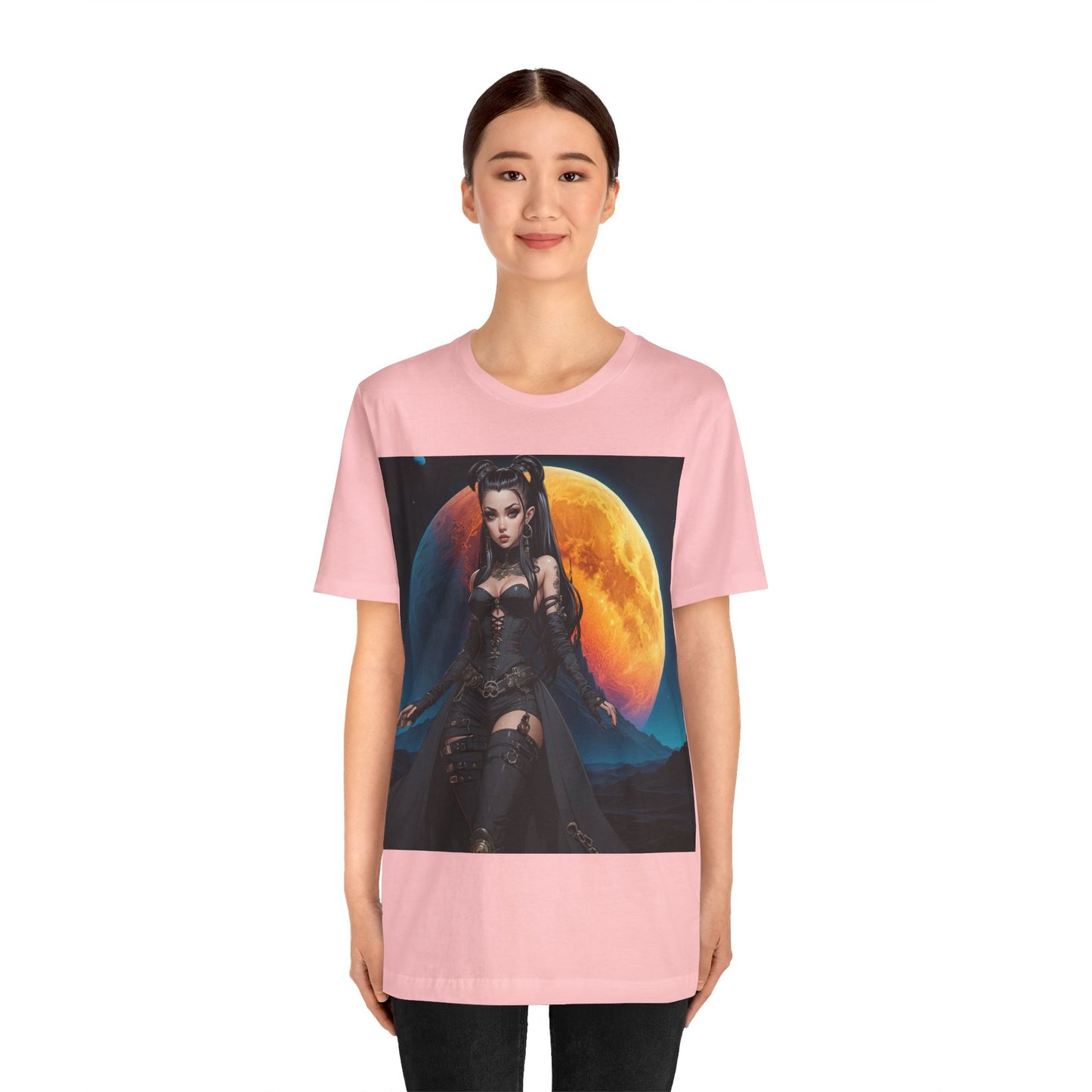 Blood Moon | HD Graphic | Goth | Anime Style | Moon | Unisex | Men's | Women's | Tee | T-Shirt