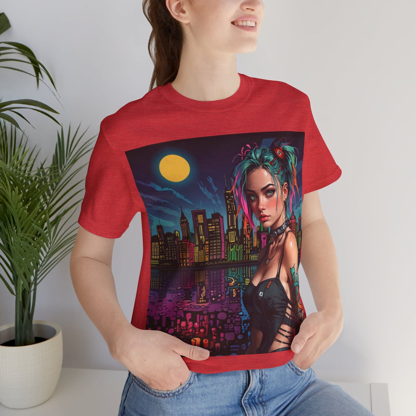 Cyberpunk Princess | Pastel | Cyberpunk | Unisex | Men's | Women's | Tee | T-Shirt