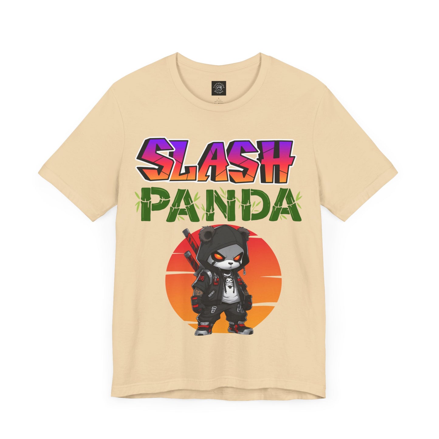 Slash Panda | Cute | Comic Book | Anime | Manga | Unisex | Men's | Women's | Tee | T-Shirt