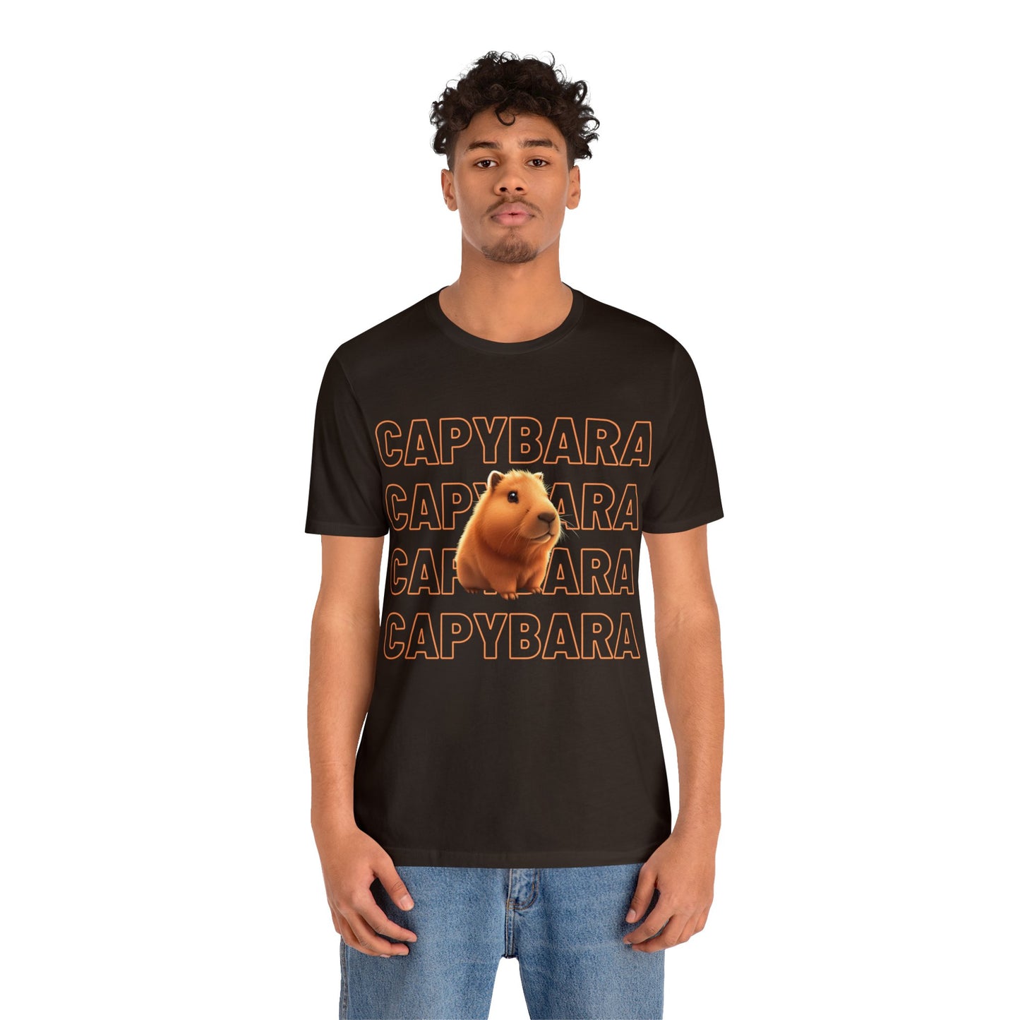 Capybara | Tik Tok | Animal Print | Cute | South America | Wildlife | Nature Lover's Gift | Unisex | Men's | Women's | Tee | T-Shirt