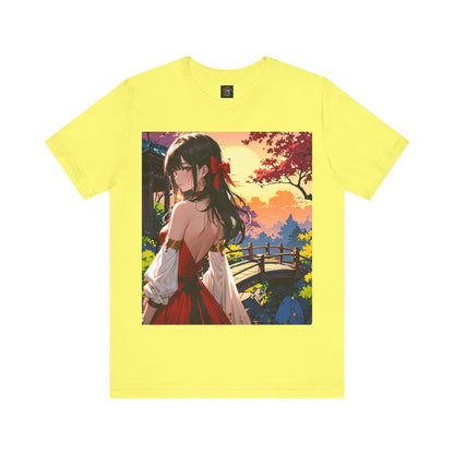 Utsukushī hana | HD Graphic | Anime Style | Pretty Girl | Unisex | Men's | Women's | Tee | T-Shirt