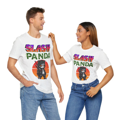 Slash Panda | Cute | Comic Book | Anime | Manga | Unisex | Men's | Women's | Tee | T-Shirt