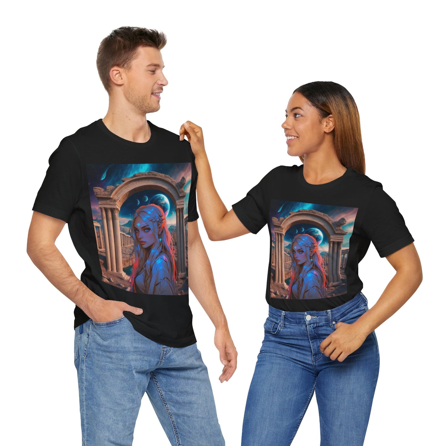 The Guardian of Likir Tor | HD Graphic | Fantasy | Elf | Unisex | Men's | Women's | Tee | T-Shirt