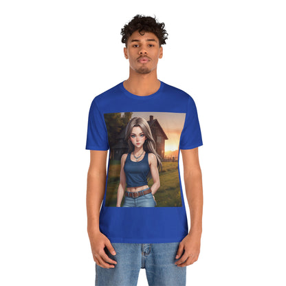 Country Girl | HD Graphic | Pretty Girl | Unisex | Men's | Women's | Tee | T-Shirt