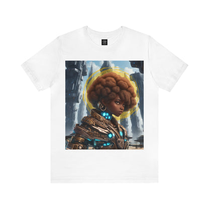 Afro-Future | HD Graphic | Sci-Fi | Black Character | Warrior | Unisex | Men's | Women's | Tee | T-Shirt