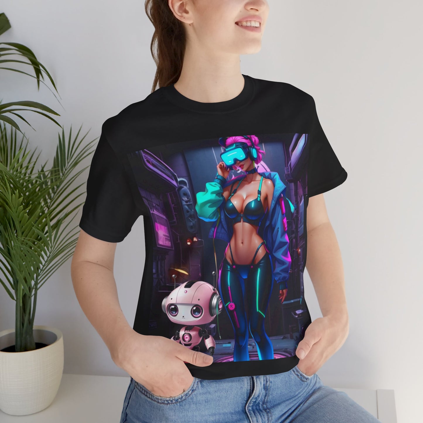 Cyber Cuties | HD Graphic | Anime | Cyber Punk | Unisex | Men's | Women's | Tee | T-Shirt