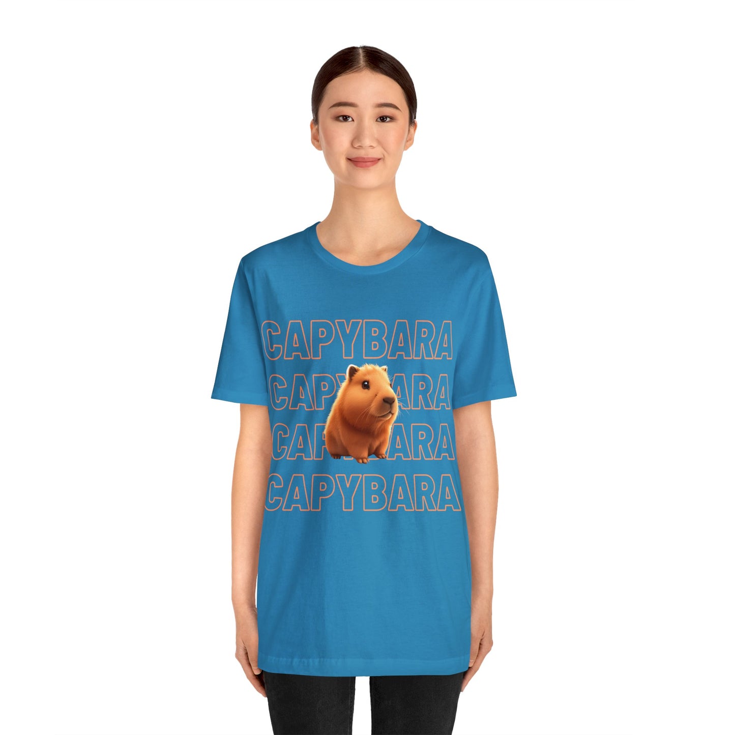 Capybara | Tik Tok | Animal Print | Cute | South America | Wildlife | Nature Lover's Gift | Unisex | Men's | Women's | Tee | T-Shirt