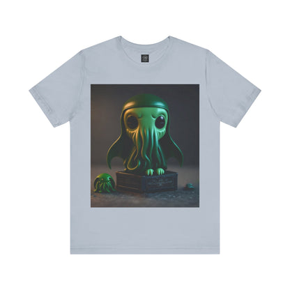 Cthulhu Pop Tee | H.P Lovecraft | The Book | Geek Gift | Fantasy Character | Sci Fi Lovers | Cute | Unisex | Men's | Women's | Tee | T-Shirt | Funko Style