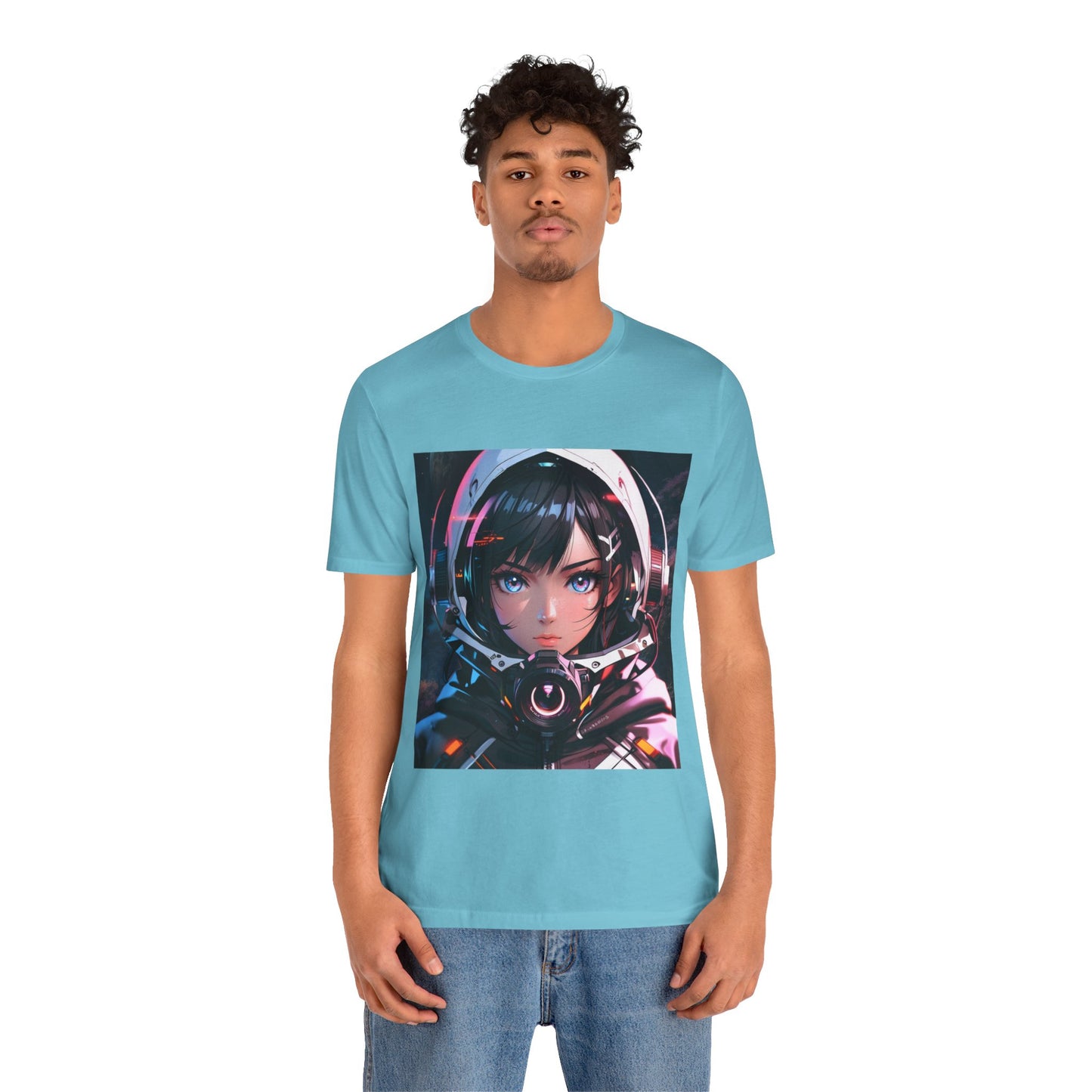 Starlit Stunner | HD Graphic | Sci-Fi | Anime | Woman Astronaut | Unisex | Men's | Women's | Tee | T-Shirt