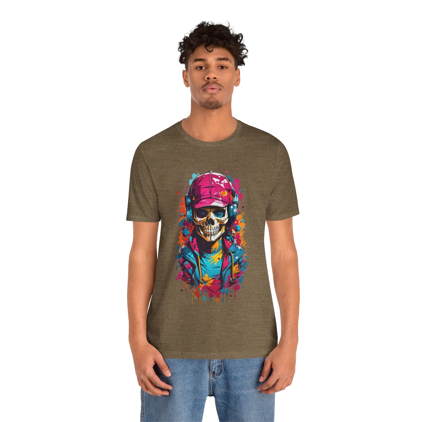 Colorful Skull | Gamer | Music | Intense | Unisex | Men's | Women's | Tee | T-Shirt