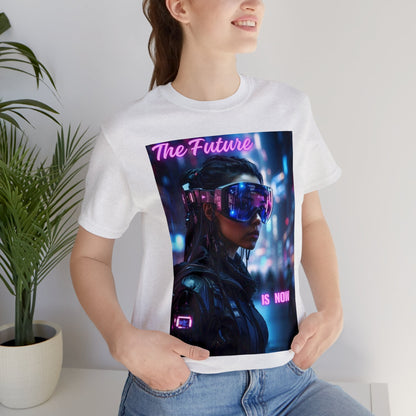 The Future Is Now | Anime Gift | Fantasy Girl |Cyberpunk | Sci Fi | Futuristic | HD Graphics | Unisex | Men's | Women's | Tee | T-Shirt