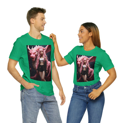 Dragon Lady | Fantasy | Anime | Gamer | HD Graphic | Unisex | Men's | Women's | Tee | T-Shirt