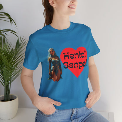 Hentai Senpai | Anime | CGI | Gamer | Fantasy Girl | Geek Gift | Unisex | Men's | Women's | Tee | T-Shirt