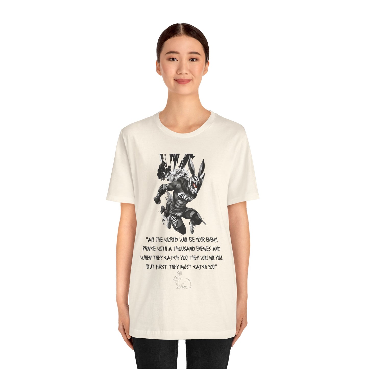 Don't Go Tharn | Watership Down | Quote | Richard Adams | Rabbit | Comic Art | Bunny | Unisex | Men's | Women's | Tee | T-Shirt