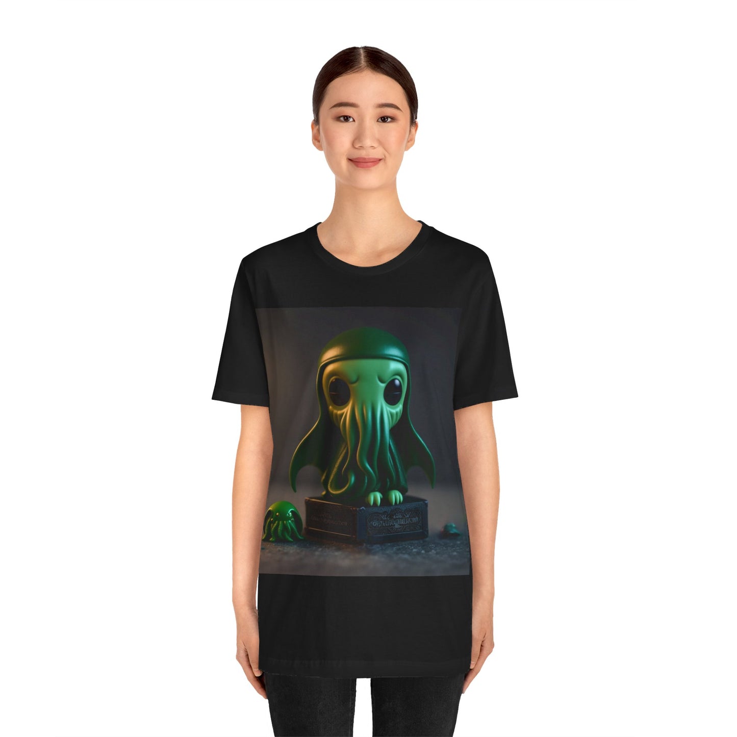 Cthulhu Pop Tee | H.P Lovecraft | The Book | Geek Gift | Fantasy Character | Sci Fi Lovers | Cute | Unisex | Men's | Women's | Tee | T-Shirt | Funko Style