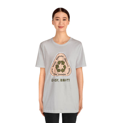 Recycle Tee | Enviormentalist Gift | Earth Day | Save The Planet | Conservationist | Mother Earth | Unisex | Men's | Women's | Tee | T-Shirt