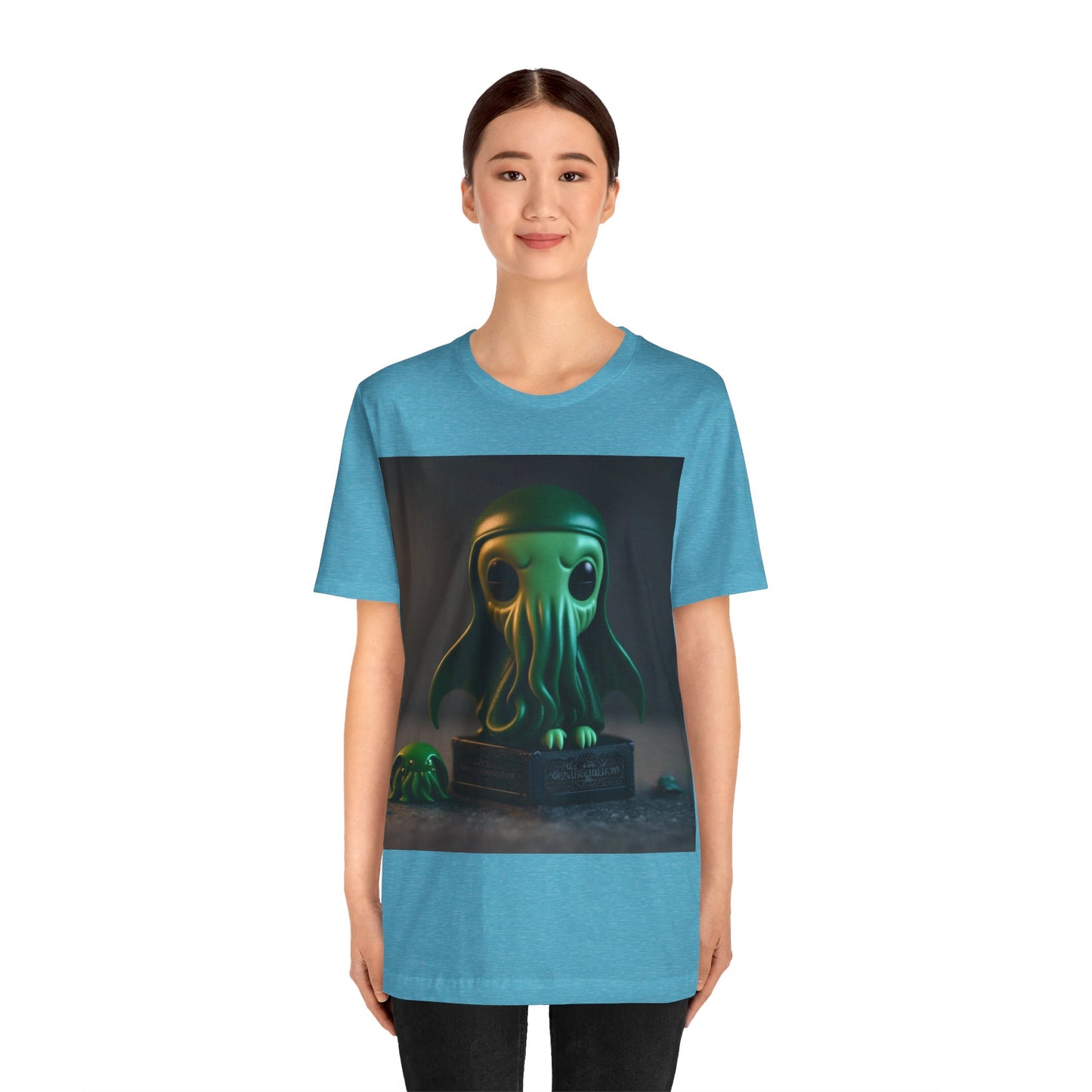 Cthulhu Pop Tee | H.P Lovecraft | The Book | Geek Gift | Fantasy Character | Sci Fi Lovers | Cute | Unisex | Men's | Women's | Tee | T-Shirt | Funko Style