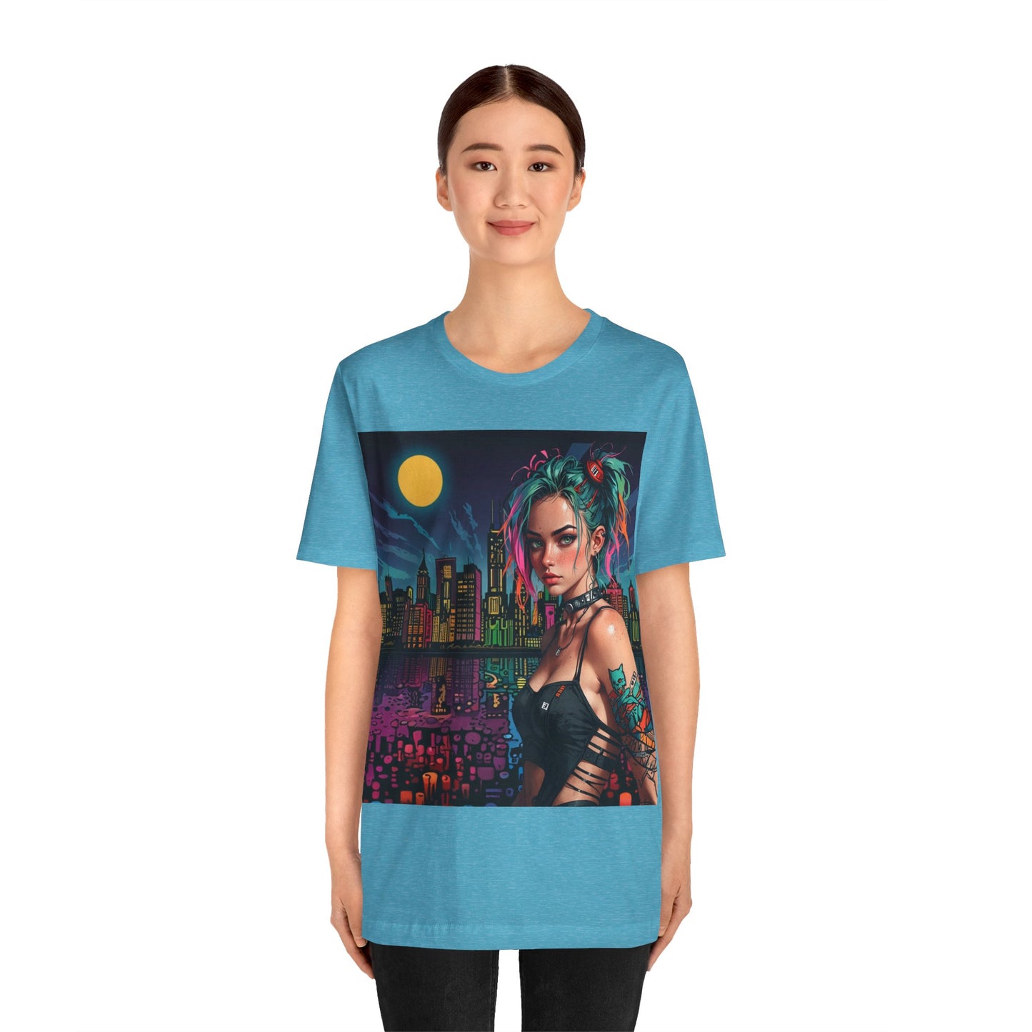 Cyberpunk Princess | Pastel | Cyberpunk | Unisex | Men's | Women's | Tee | T-Shirt