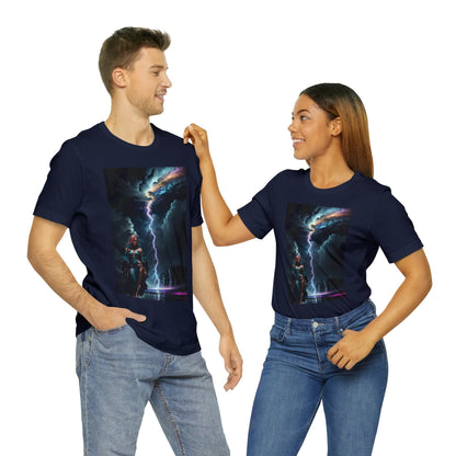 Lightning Crashes |  Anime Gift | Fantasy Girl | Nature's Fury | Sci Fi | Futuristic | HD Graphics | Unisex | Men's | Women's | Tee | T-Shirt