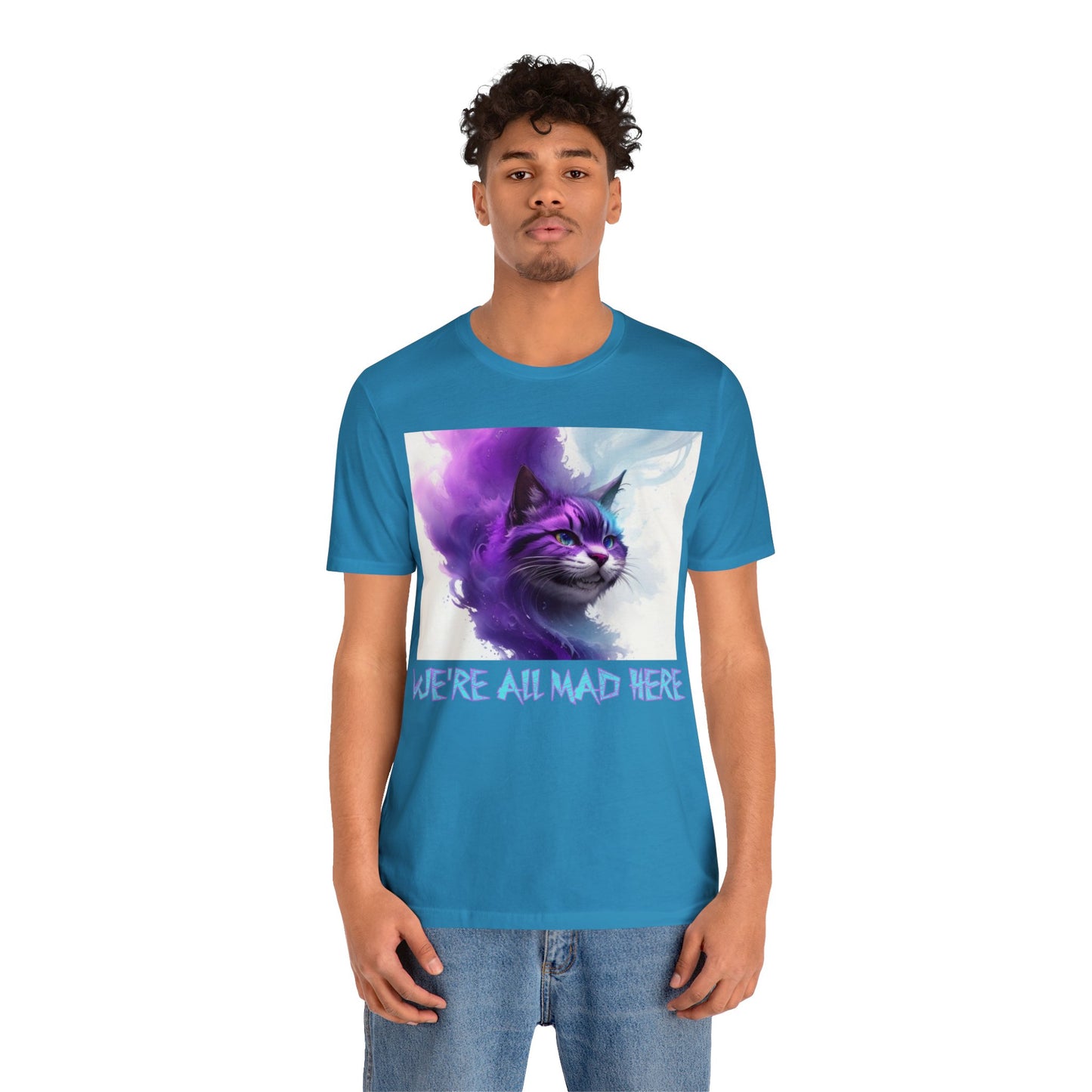 Cheshire Cat | We're All Mad Here | Alice Through The Looking Glass | Alice In Wonderland | Louis Carroll | Unisex | Men's | Women's | Tee | T-Shirt