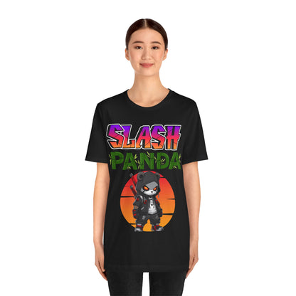 Slash Panda | Cute | Comic Book | Anime | Manga | Unisex | Men's | Women's | Tee | T-Shirt