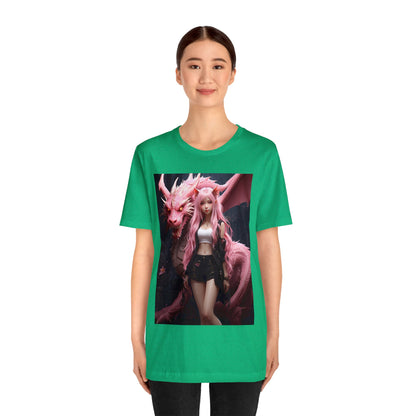 Dragon Lady | Fantasy | Anime | Gamer | HD Graphic | Unisex | Men's | Women's | Tee | T-Shirt