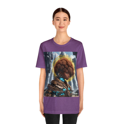 Afro-Future | HD Graphic | Sci-Fi | Black Character | Warrior | Unisex | Men's | Women's | Tee | T-Shirt