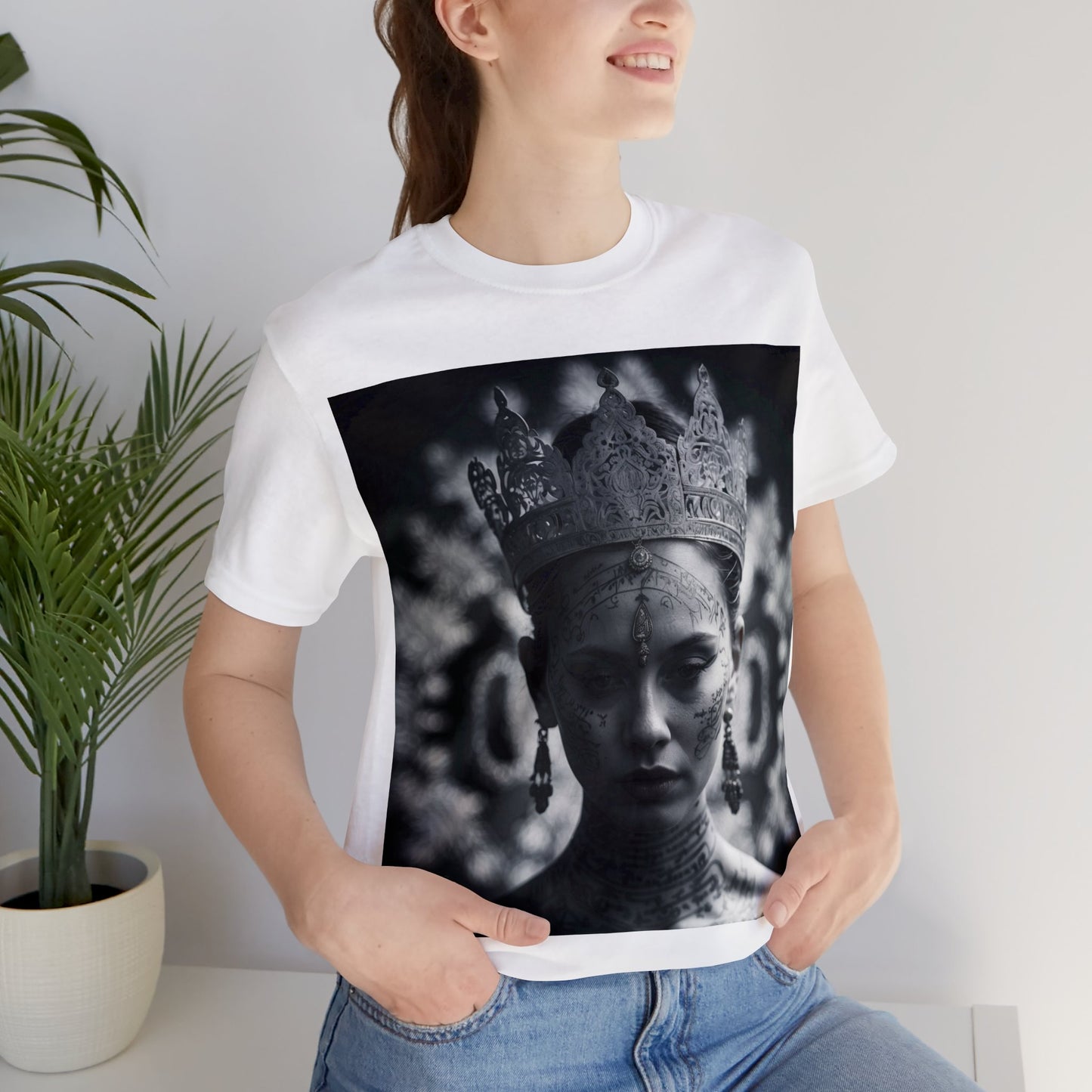 You Should See Me In A Crown | Photorealistic Graphic | Art | Tattooed Woman | Unisex | Men's | Women's | Tee | T-Shirt