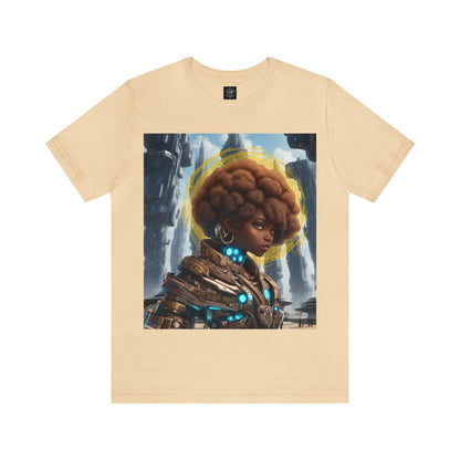 Afro-Future | HD Graphic | Sci-Fi | Black Character | Warrior | Unisex | Men's | Women's | Tee | T-Shirt