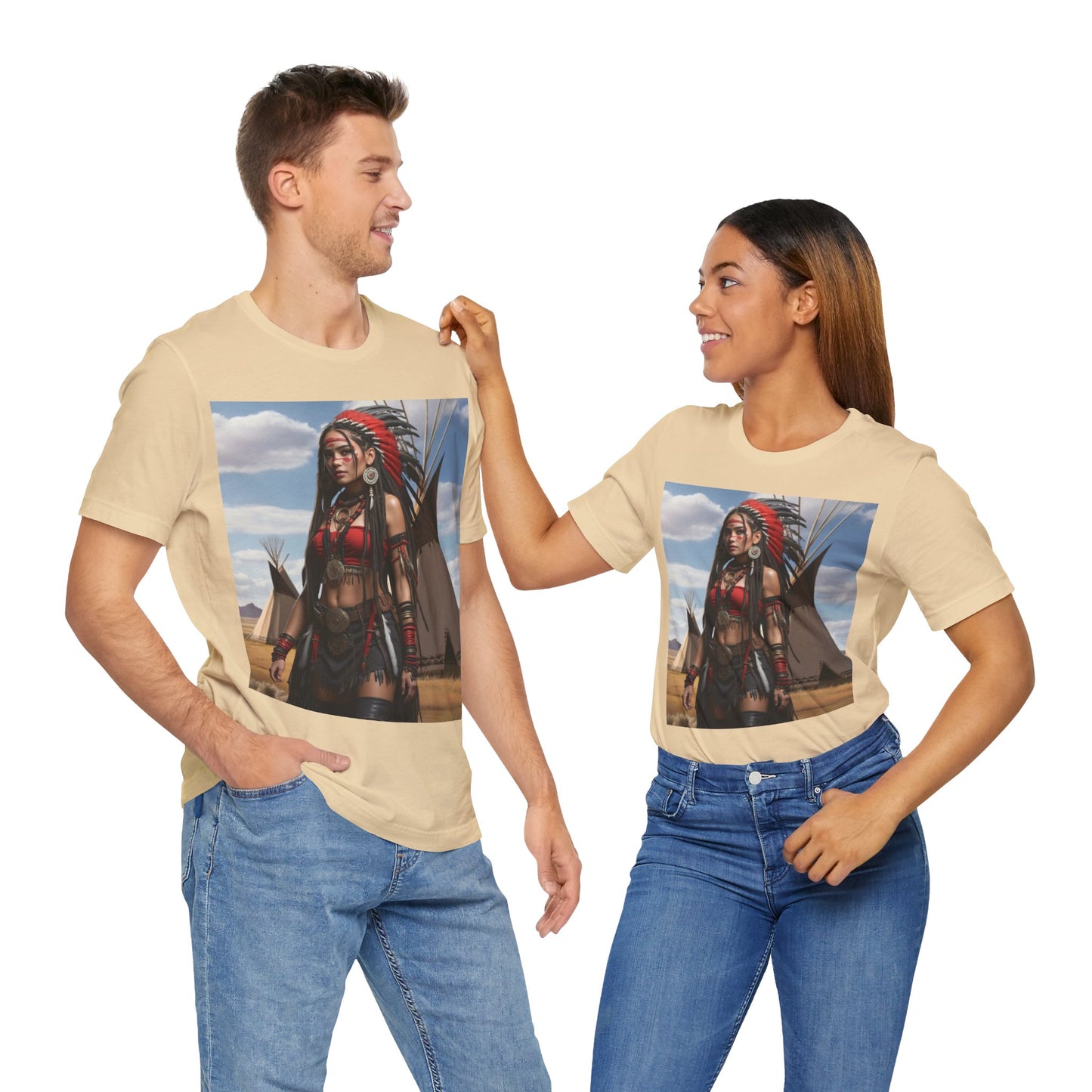 Native Love | HD Graphic | Indigenous American | Beautiful Woman | Unisex | Men's | Women's | Tee | T-Shirt