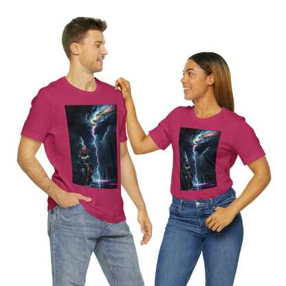 Lightning Crashes |  Anime Gift | Fantasy Girl | Nature's Fury | Sci Fi | Futuristic | HD Graphics | Unisex | Men's | Women's | Tee | T-Shirt