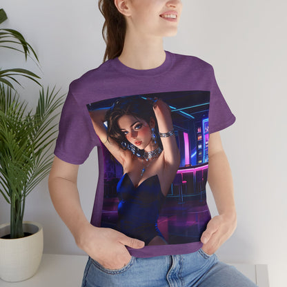 Before The Storm | HD Graphic | Anime | Waitress | Neon Colors | Unisex | Men's | Women's | Tee | T-Shirt