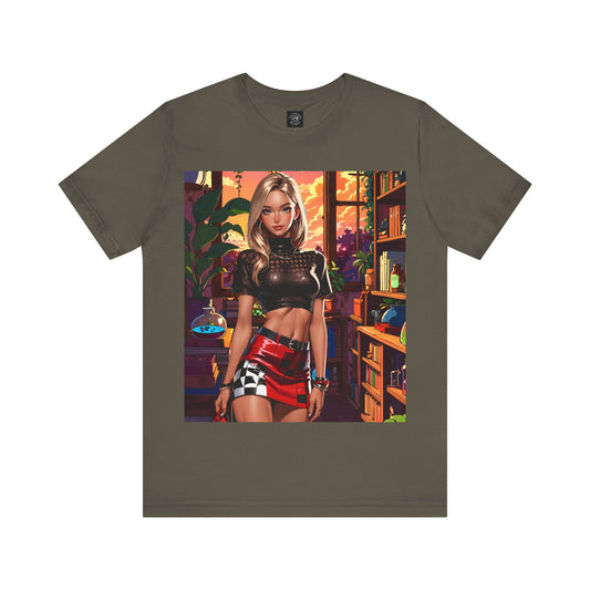 The Golden Hour | Anime | Mini Skirt | Pretty Girl | Unisex | Men's | Women's | Tee | T-Shirt