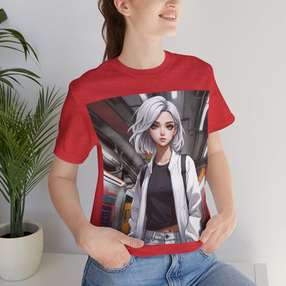 Subway Service | HD Graphic | Anime | Pretty Girl | Unisex | Men's | Women's | Tee | T-Shirt