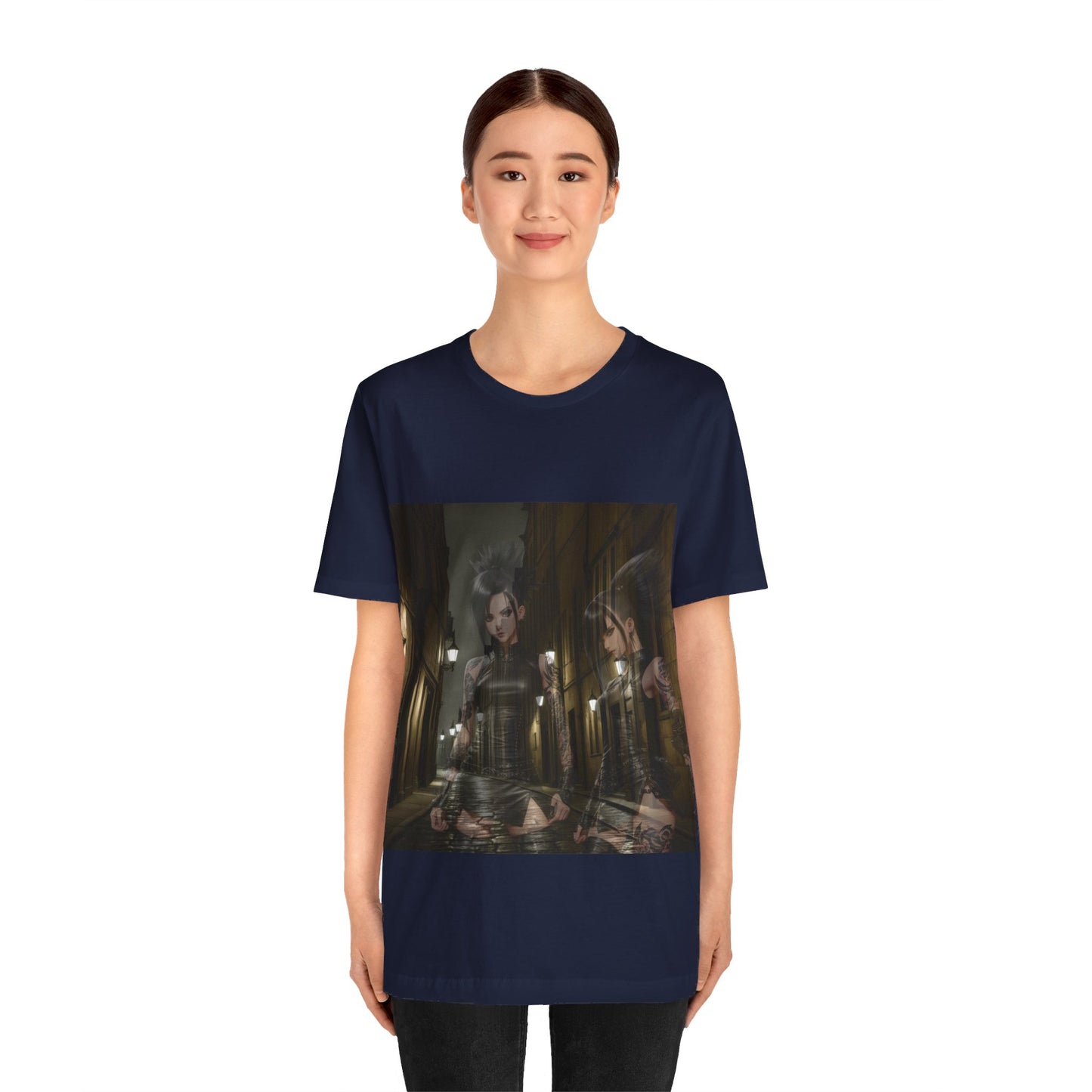 Ghosts of Gothica | Anime Gift | Fantasy Girls | Dark Daze | Sci Fi | Futuristic | HD Graphics | Unisex | Men's | Women's | Tee | T-Shirt